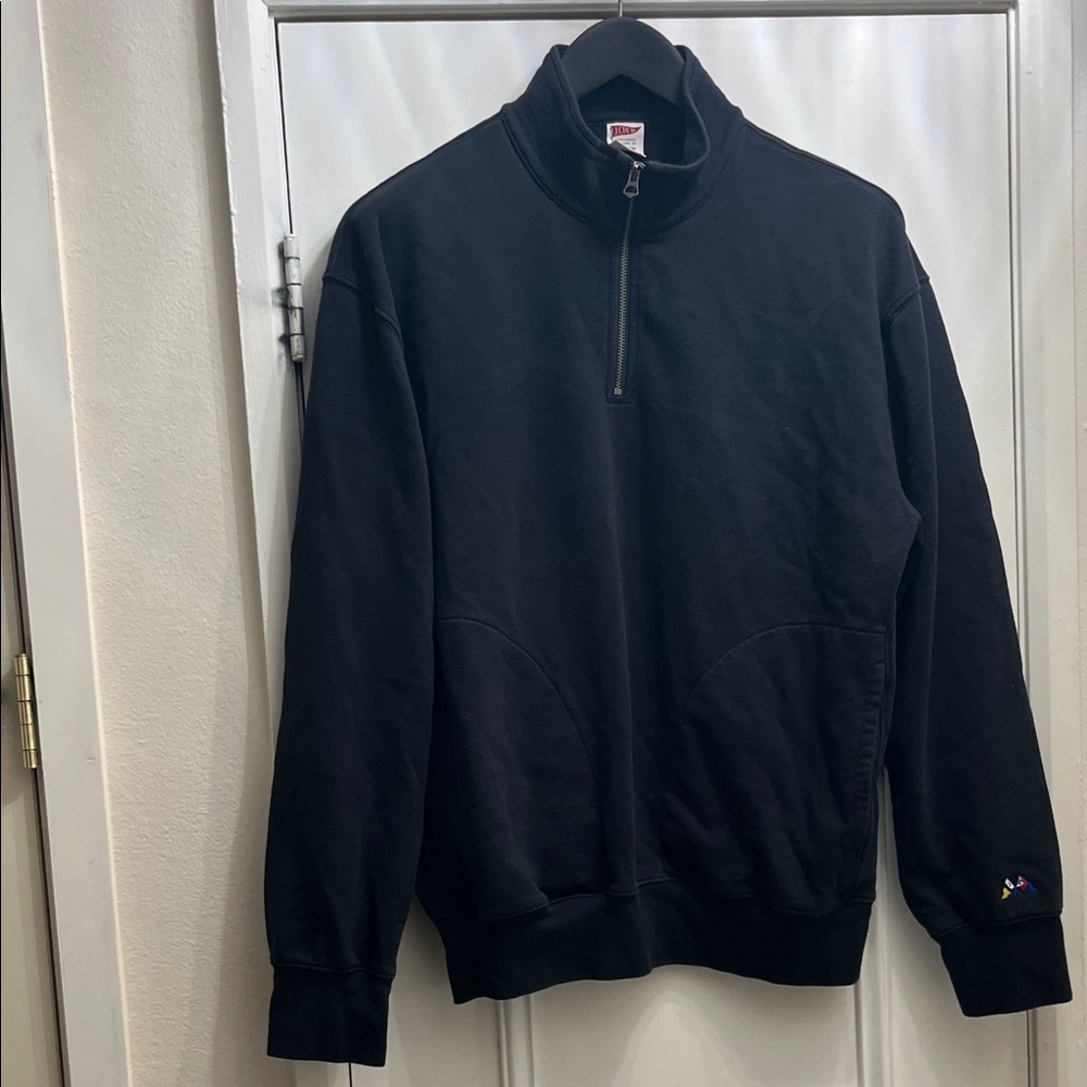 J.crew terry quarter zip